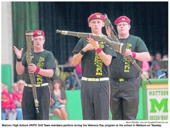 Mattoon High School JROTC Drill Team